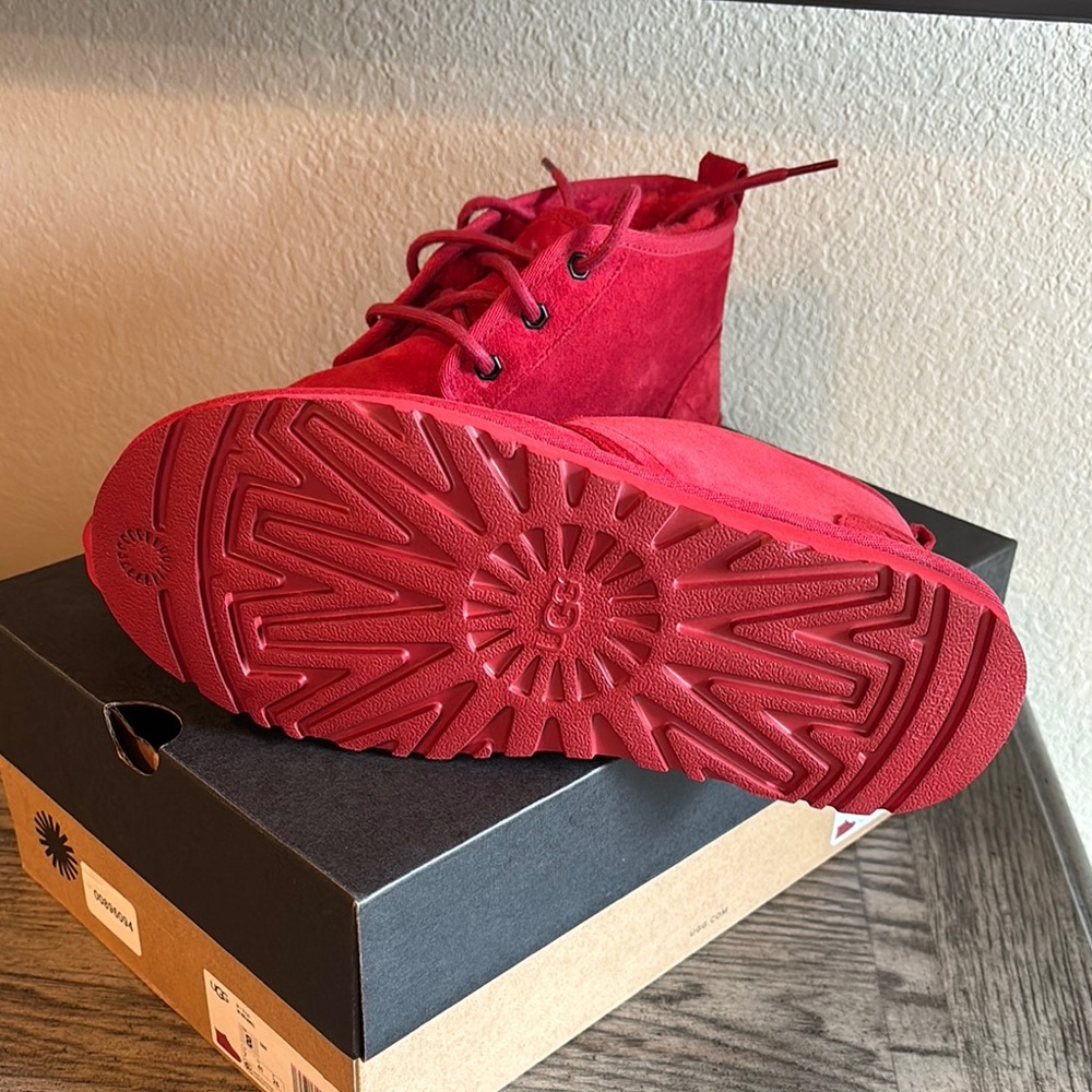 Red Suede Ugg Boots - image 4